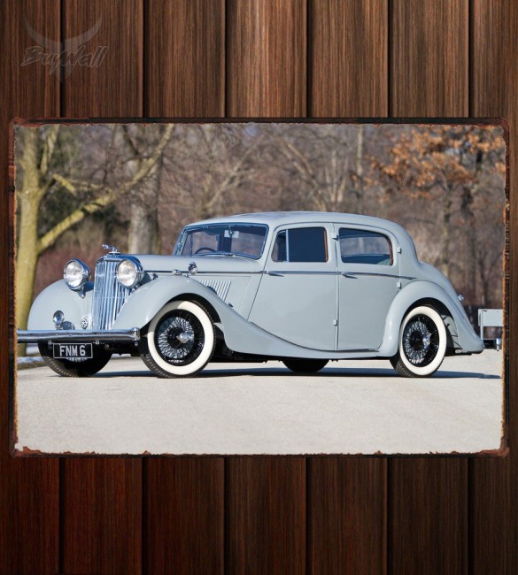 Металлическая табличка Jaguar Mark IV Saloon Металлическая табличка Jaguar Mark IV Saloon